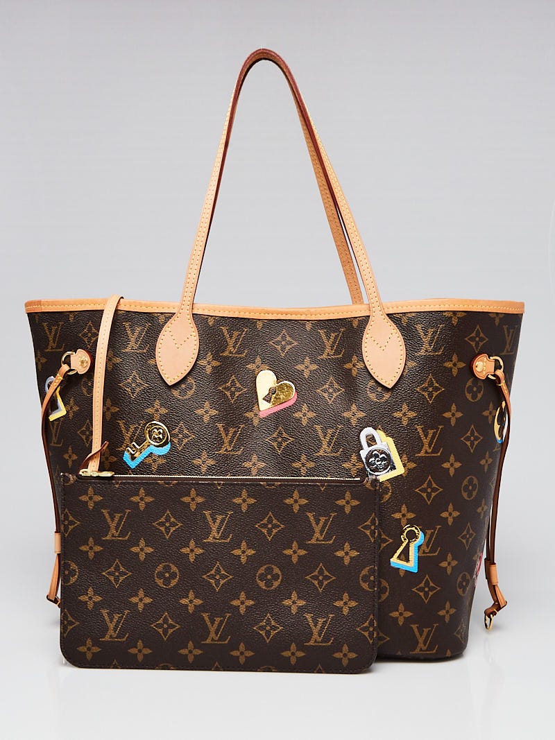 Louis Vuitton Limited Edition Monogram Canvas Love Lock Neverfull