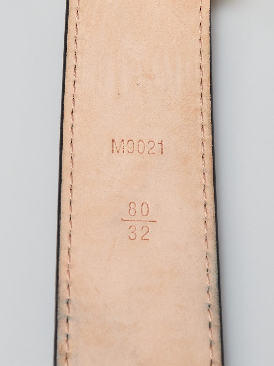 Louis Vuitton Black Epi Leather Essential V Belt Size 80/32
