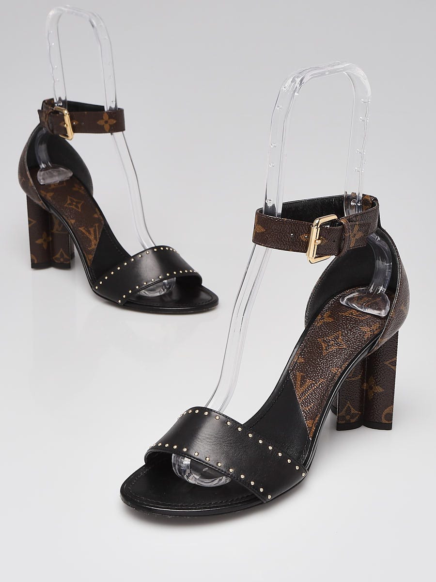 Louis Vuitton ブラック ミュール リボン付き 35.5 Louis Vuitton