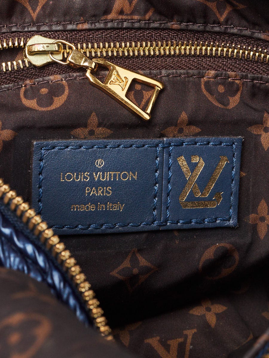 Louis Vuitton Limited Edition Navy Giant Monogram Econyl Pillow