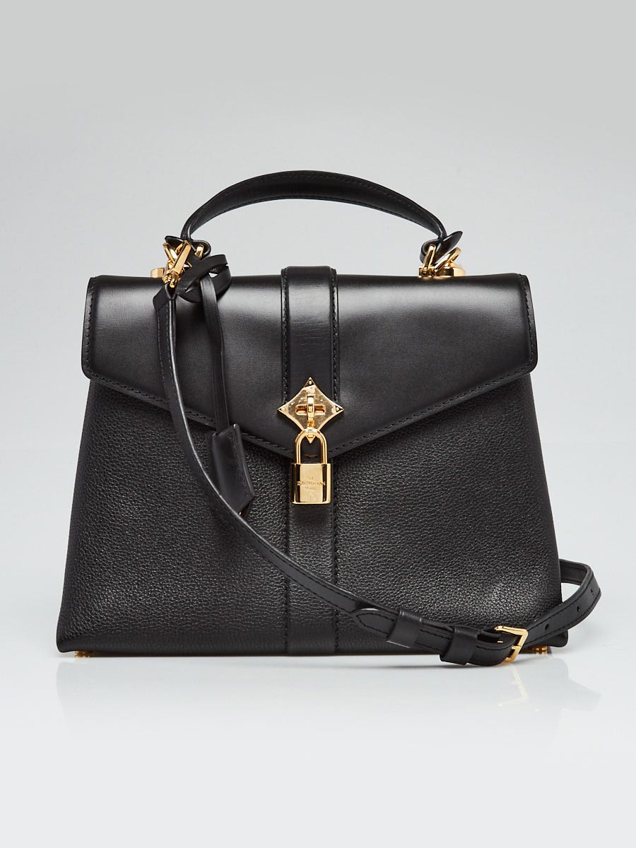 Louis Vuitton Black Leather Rose Des Vents PM Bag | Yoogi's Closet