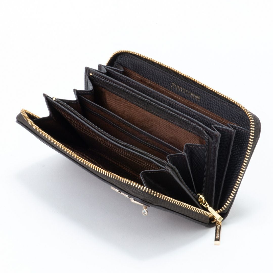 PINKY&DIANNE パドロック ラウンドファスナー長財布 商品｜THE BAGMANIA