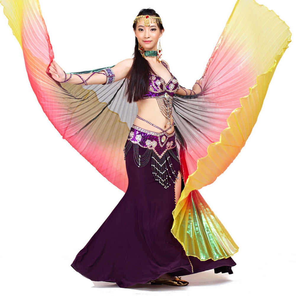 Baisdan Women's Egyptian Egypt New Belly Dance Costume Colorful