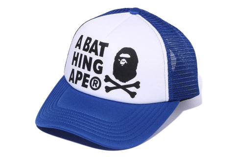 APE CROSSBONE MESH CAP M | bapepirate.com