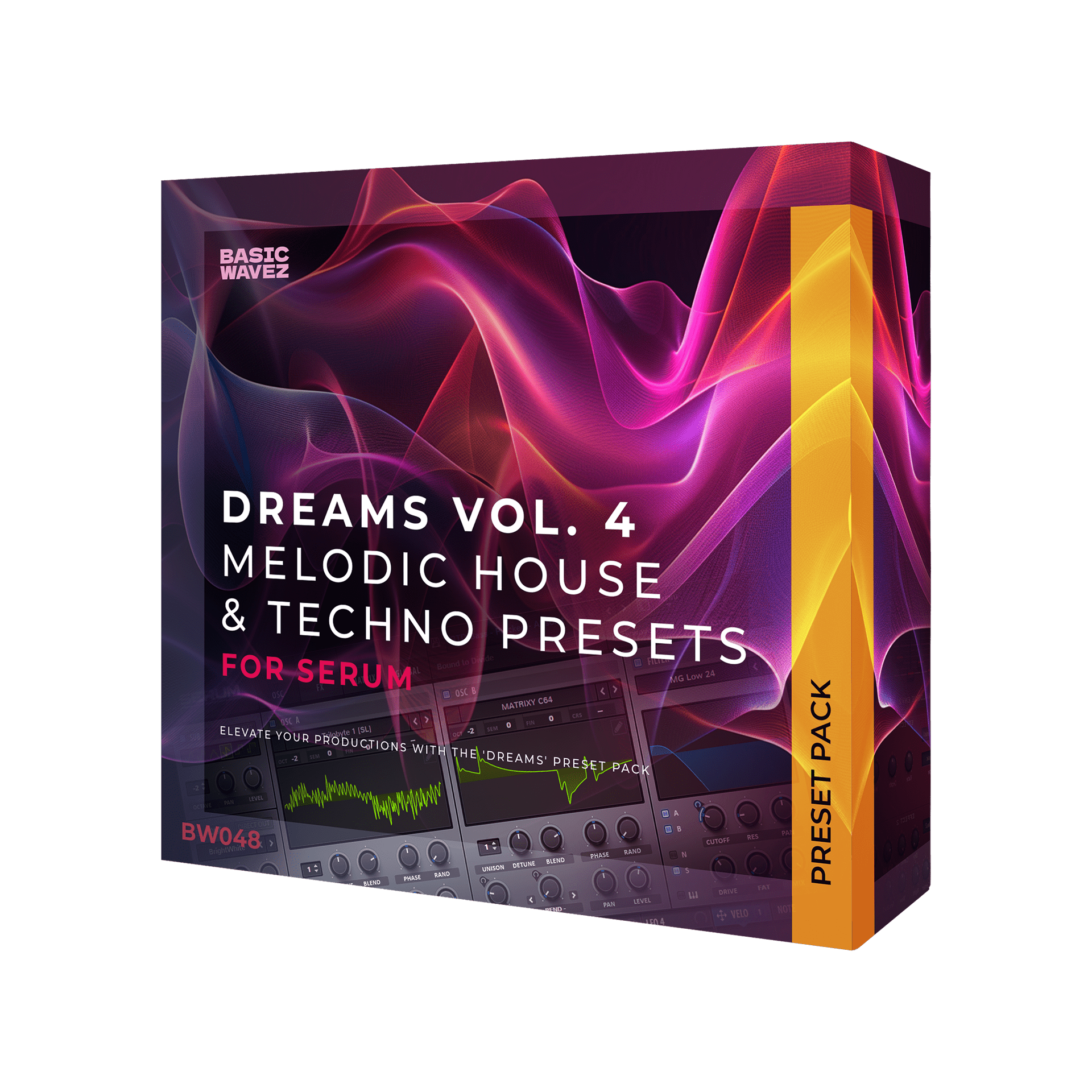 Dreams Vol. 4 - Melodic House & Techno Presets for Serum - Basic Wavez
