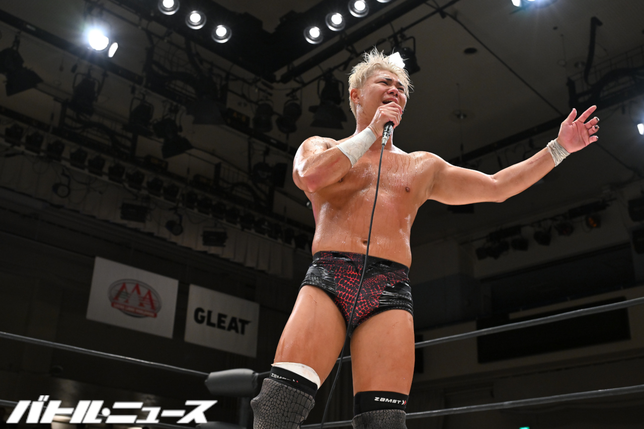 元DRAGON GATEの石田凱士がGLEAT入団！タッグ王座を防衛しTNAの強豪を