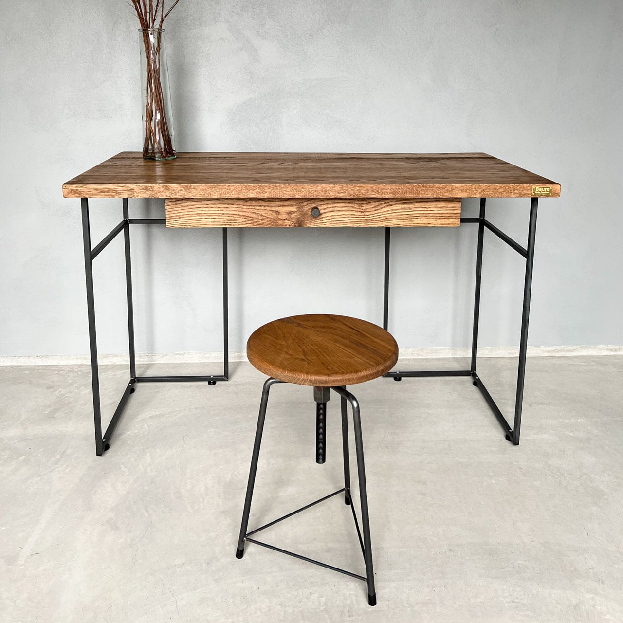 たなご オーダー製作 カフェ板仕様 13mm異形筋 アイアンレッグ たなご