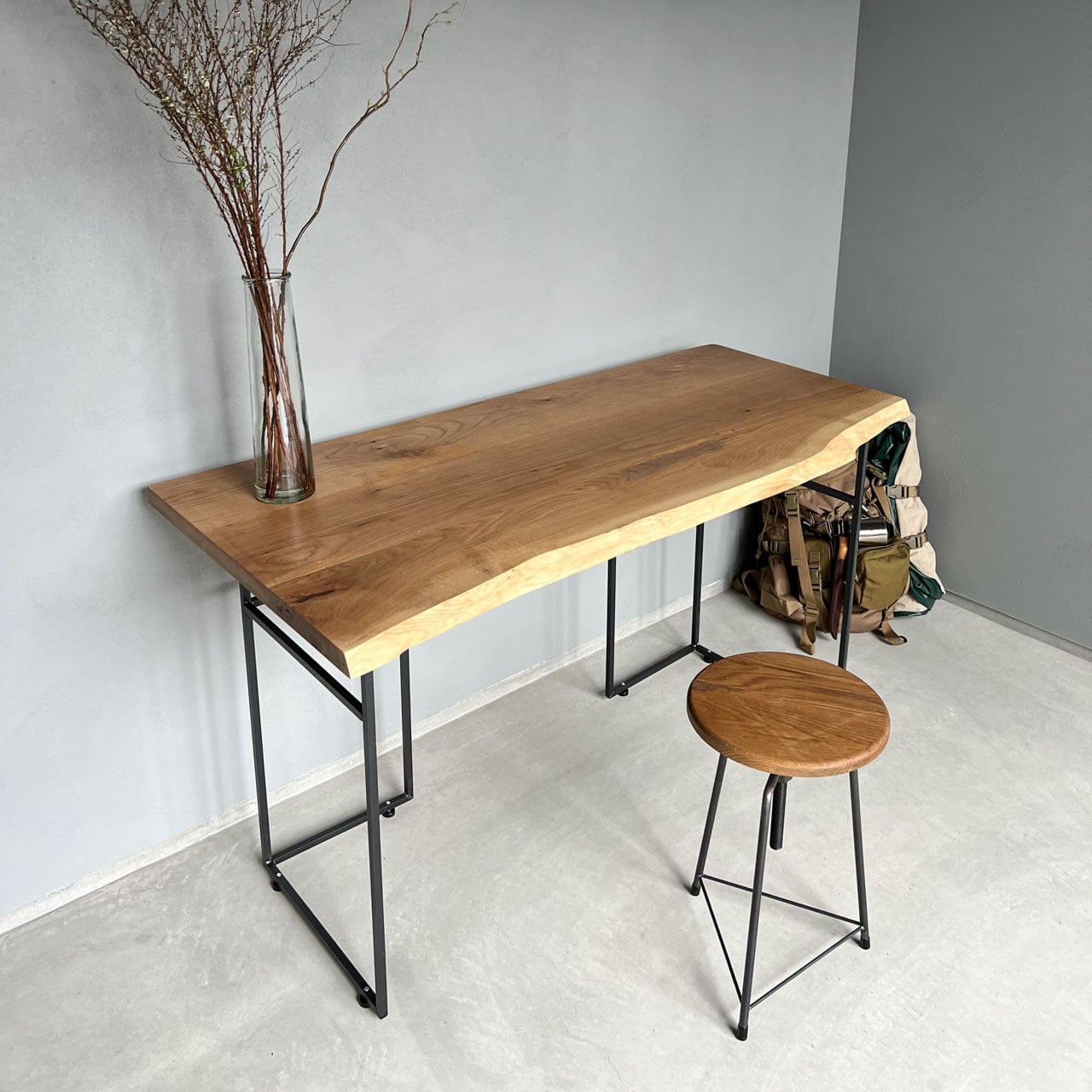 たなご オーダー製作 カフェ板仕様 13mm異形筋 アイアンレッグ たなご