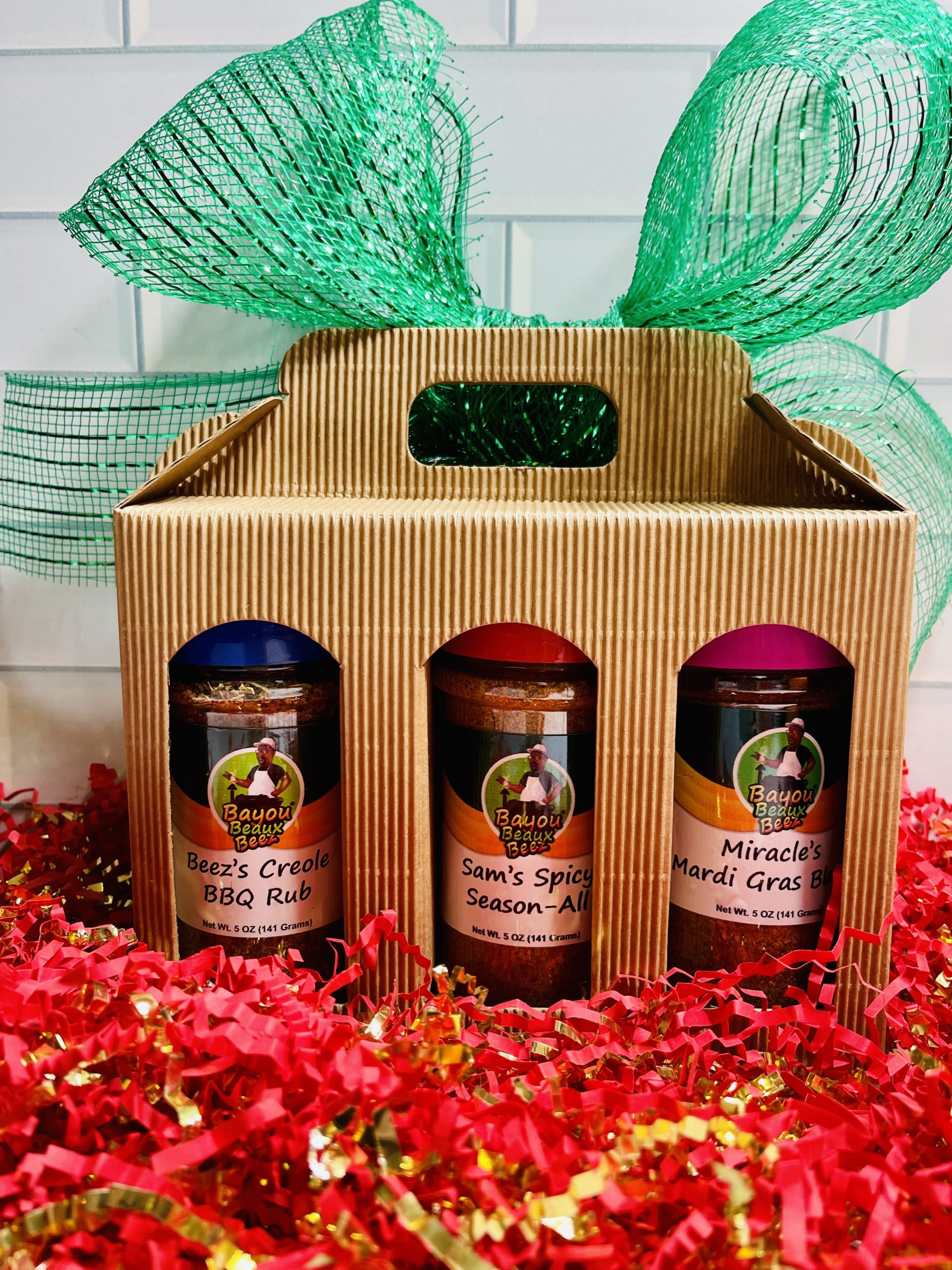 Bayou Beaux Beez Holiday Seasoning Gift Box - Bayou Beaux