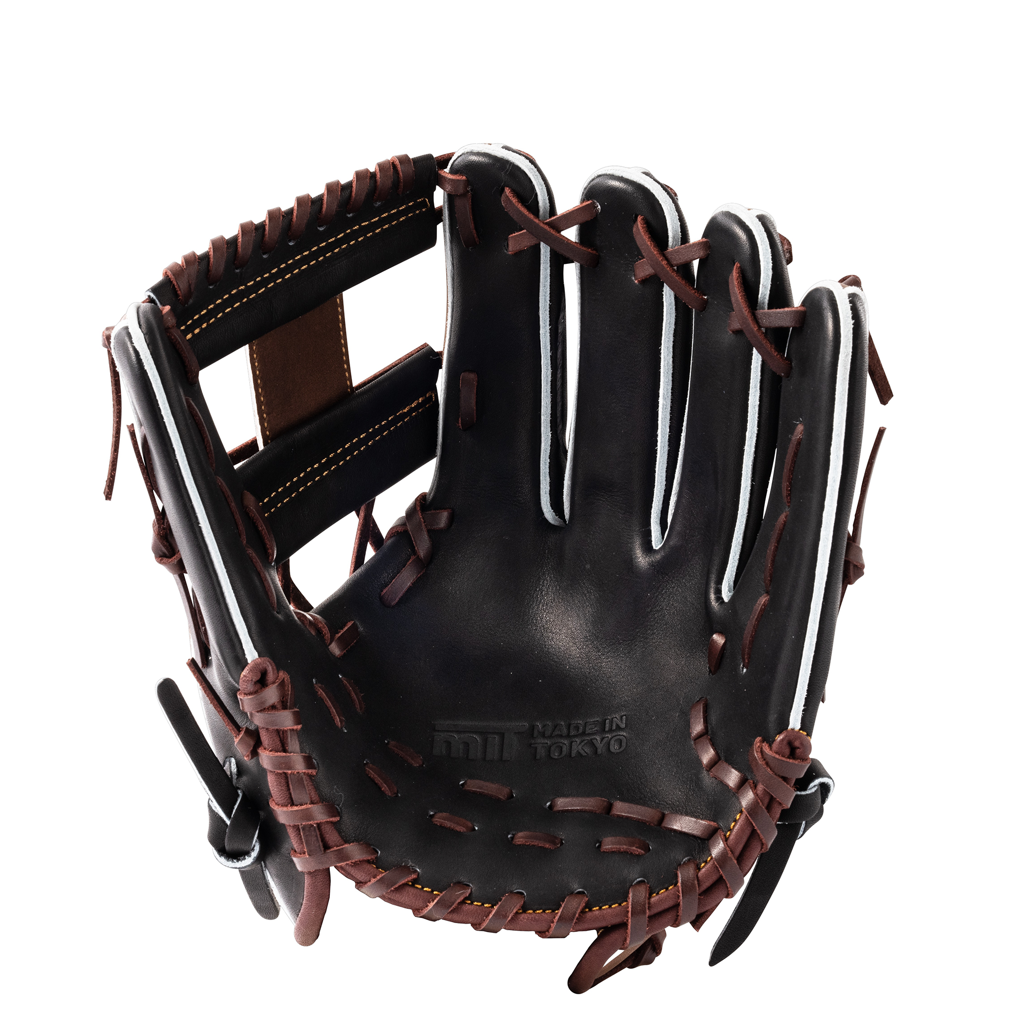 硬式用グラブ 内野手用 ブラック×ブラウン