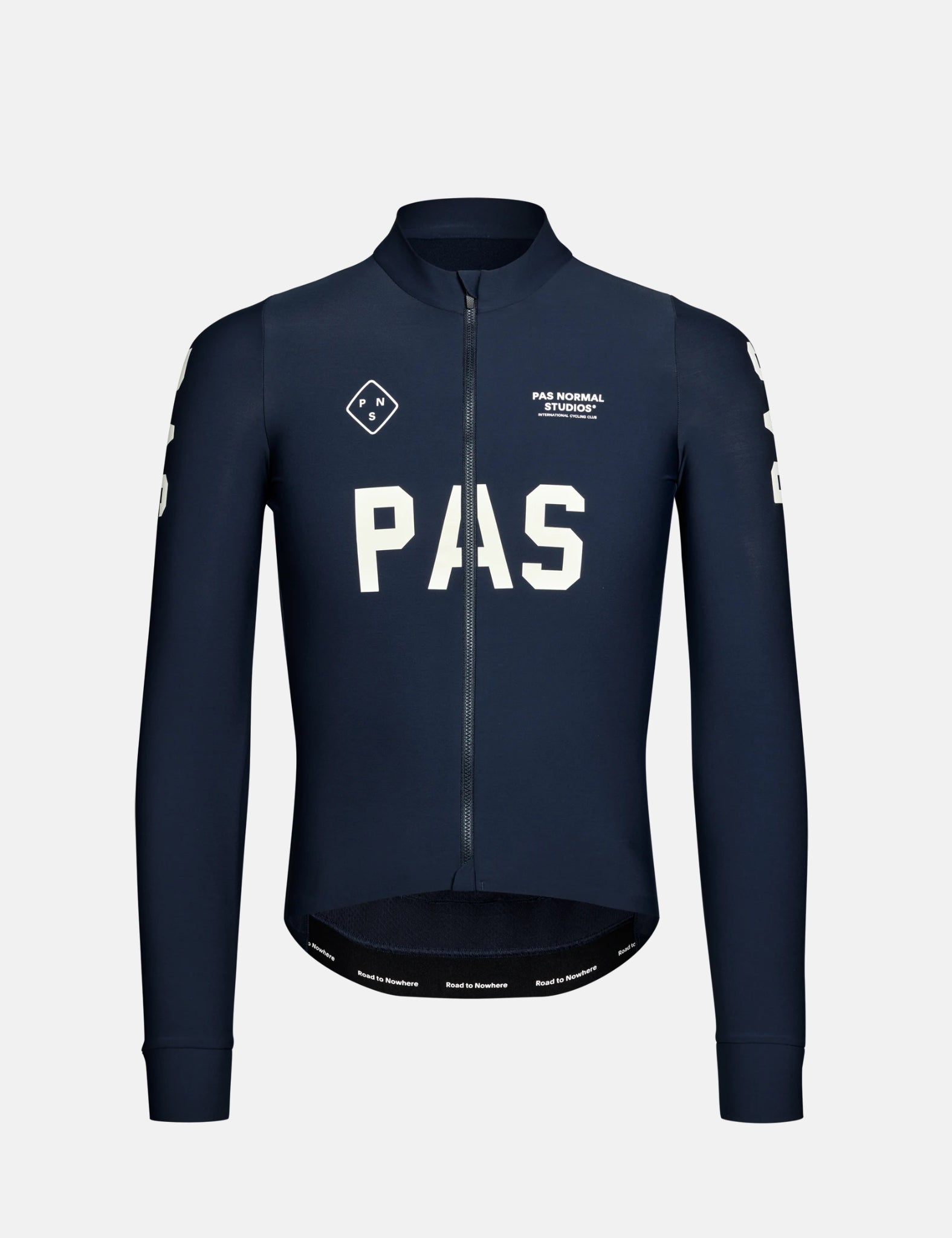 Pas Normal Studios PAS Mechanism LS Jersey - Navy Blue | Benchmark.
