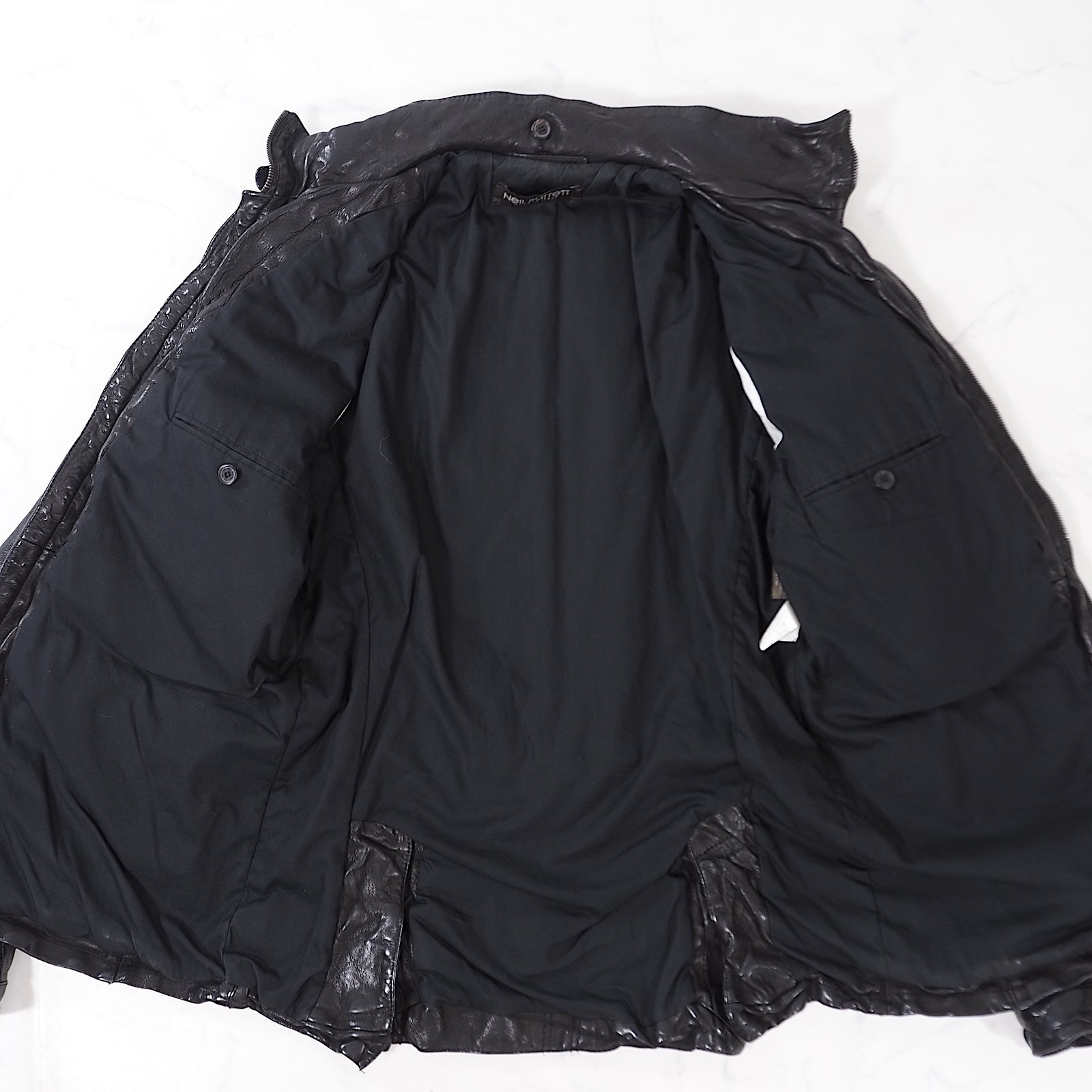 ニールバレット Neil Barrett バッファローレザー ジャケット S