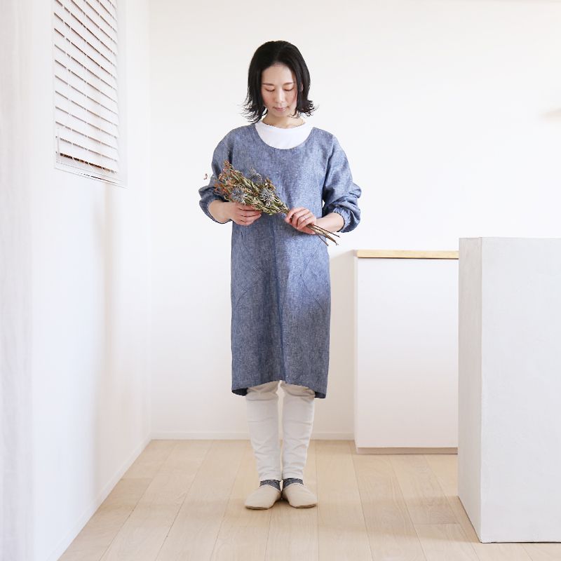 上質リネンのかっぽう着 | ボー・デコール オンラインショップ