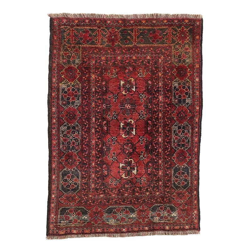 ロングサイズ】90s トライバルラグ ヴィンテージラグ アフガン