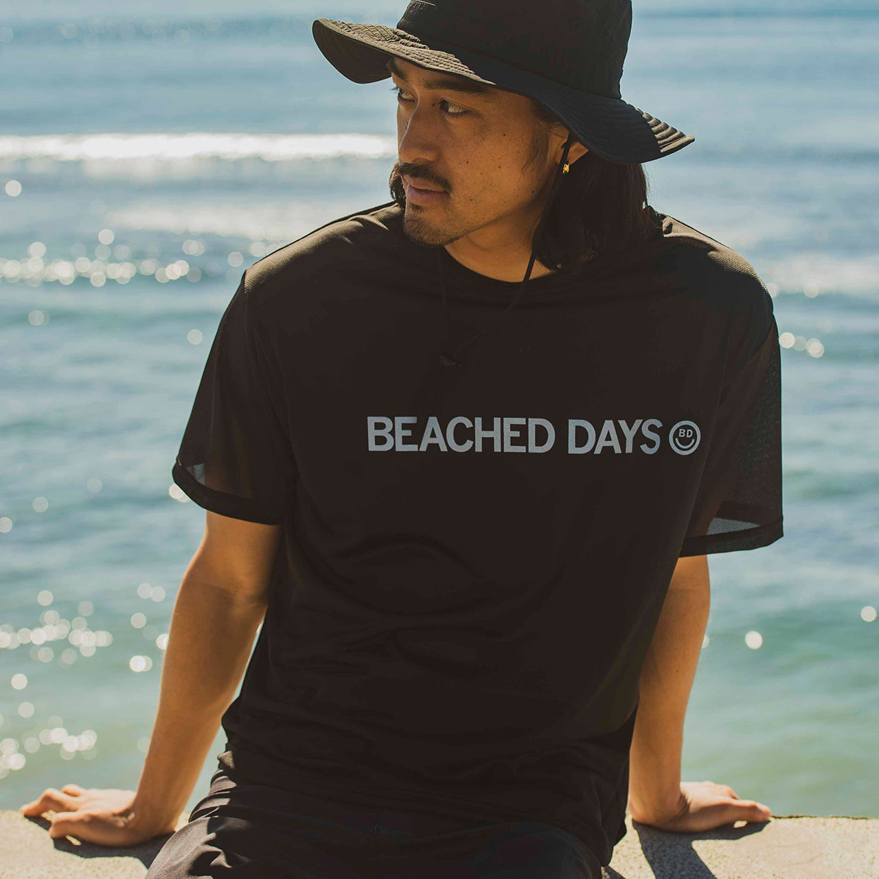 メッシュティー ビーチドデイズ 公式 BEACHED DAYS ラッシュガード