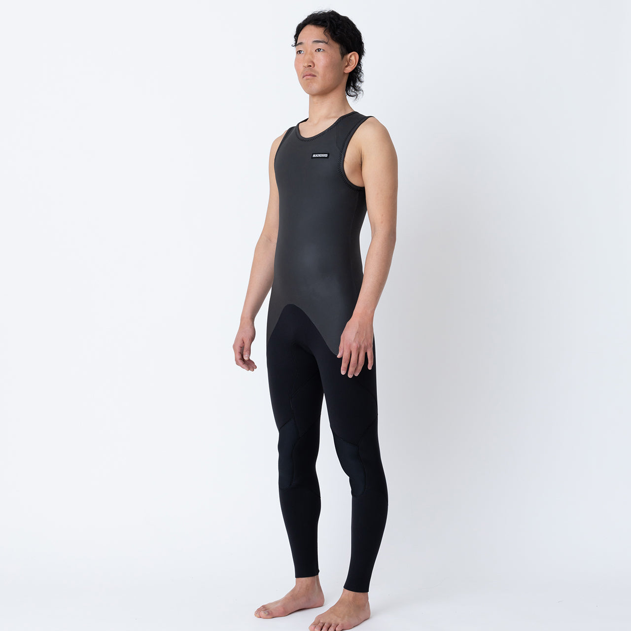 ロゴパッチ 2mm スキンロングジョン ウエットスーツ ビーチドデイズ