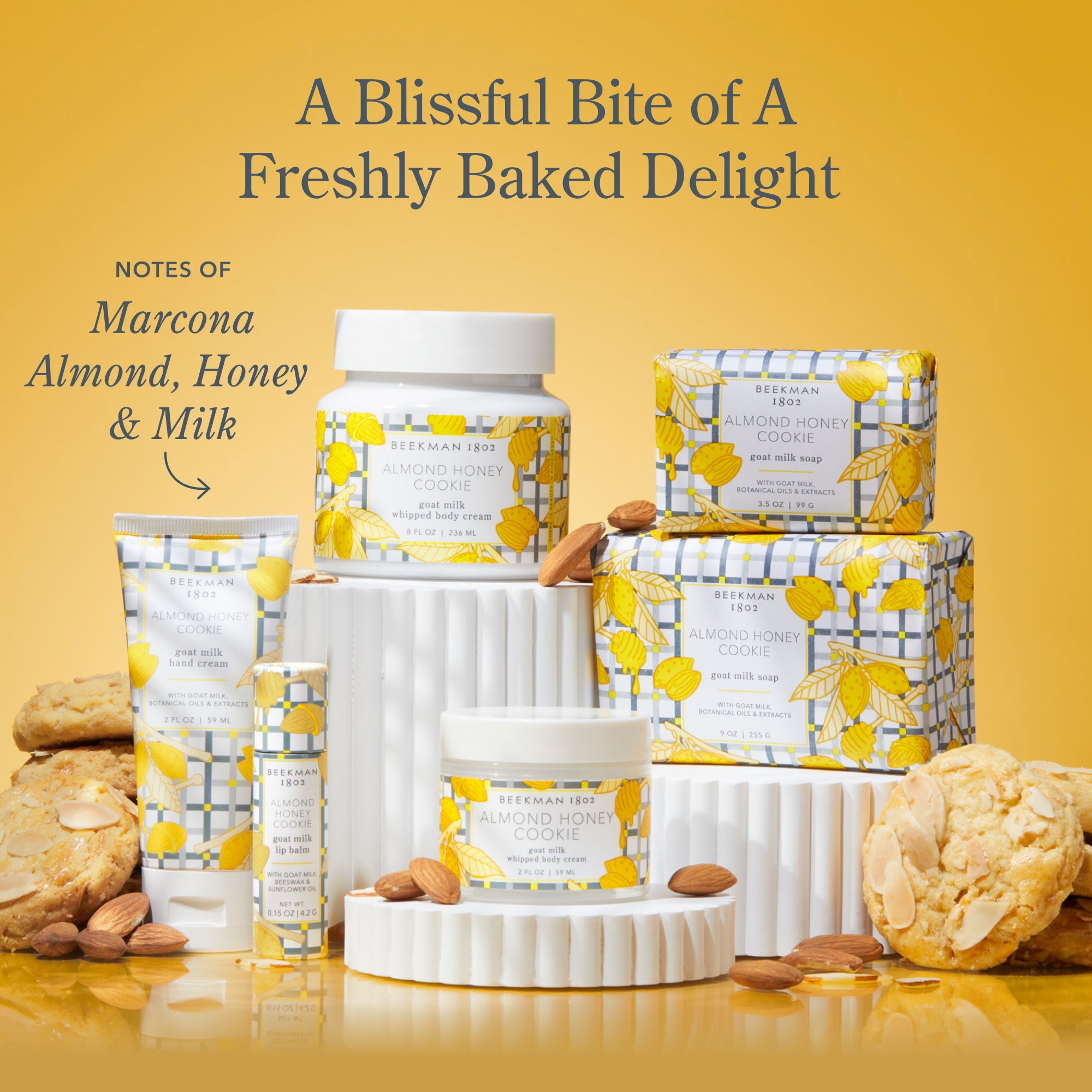 Almond Honey Cookie Whipped Body Cream Set of 2