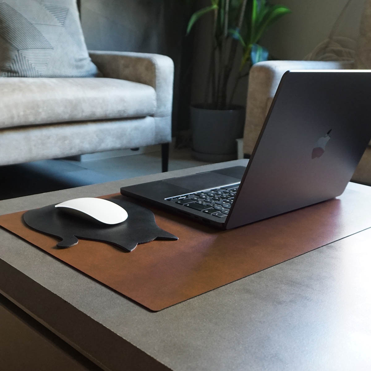 デスクマット レザー おしゃれ 長方形 無地 マウス対応 学習机