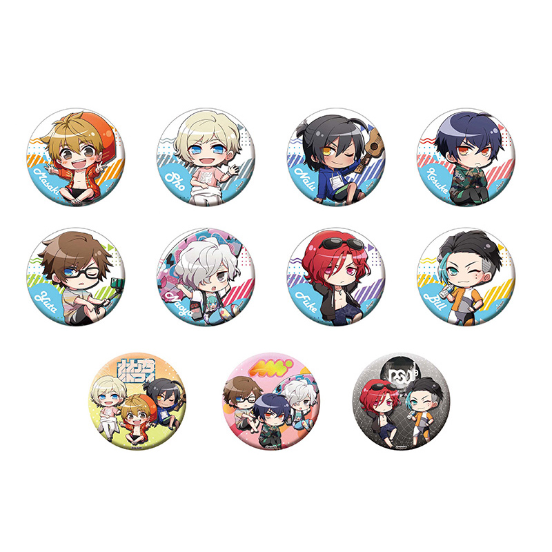 WAVE!!～サーフィンやっぺ!!～』 ちゃいキャラ トレーディング缶バッジ