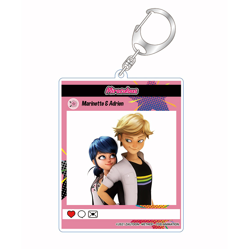 ミラキュラス レディバグ＆シャノワール』 SNS風アクリルキーホルダー