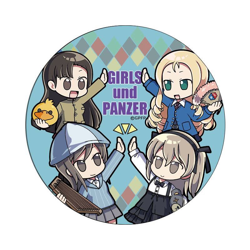 ガールズ＆パンツァー 最終章』 はいたっちトレーディング缶バッジ 第2