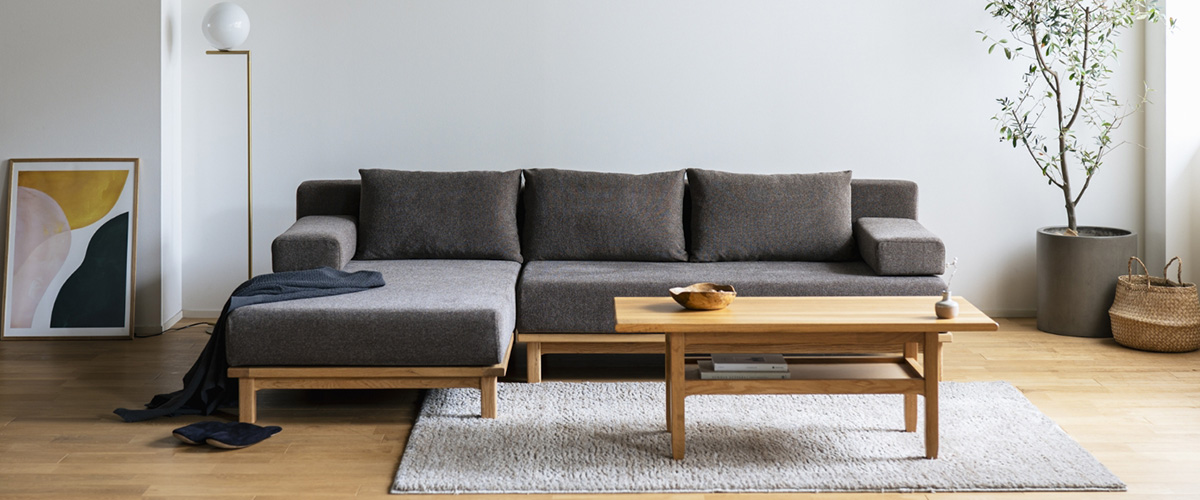 SIEVE】 レクト ユニットソファ ロング(ベージュ): SIEVE｜SIEVE