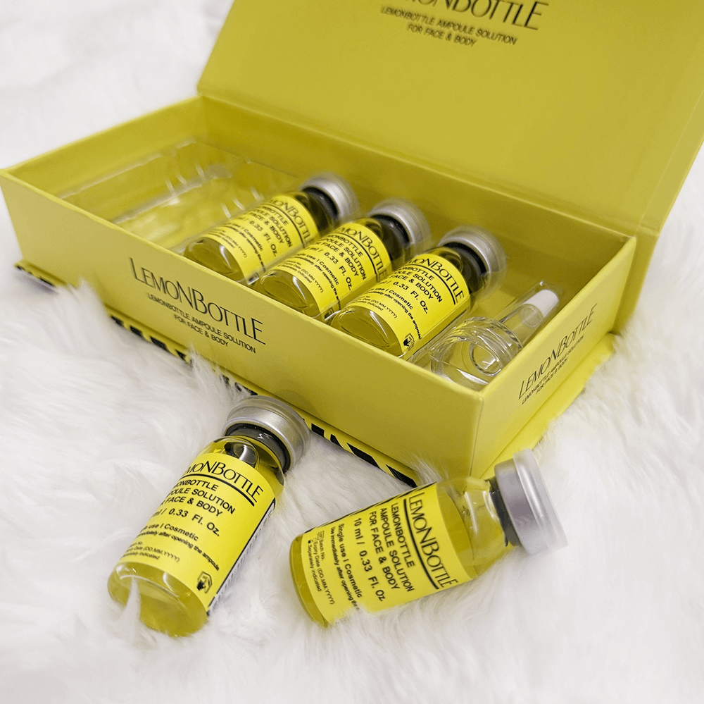 Genuine Lemon Bottle Ampoule Solution, 10ml x 5 Bottles (For