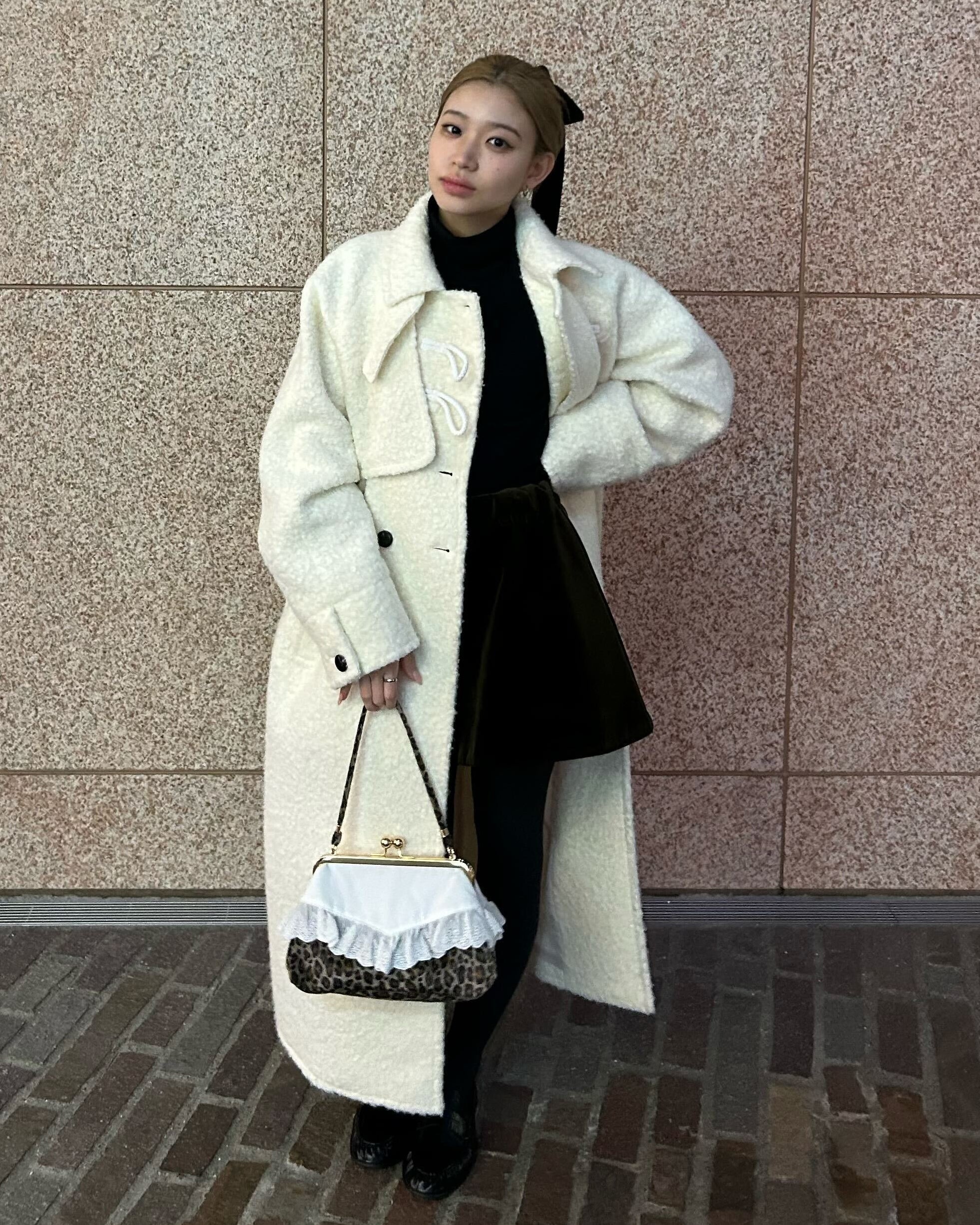 BIBIY. MADE | MANON DUFFLE COAT WHITE｜Bibiy.