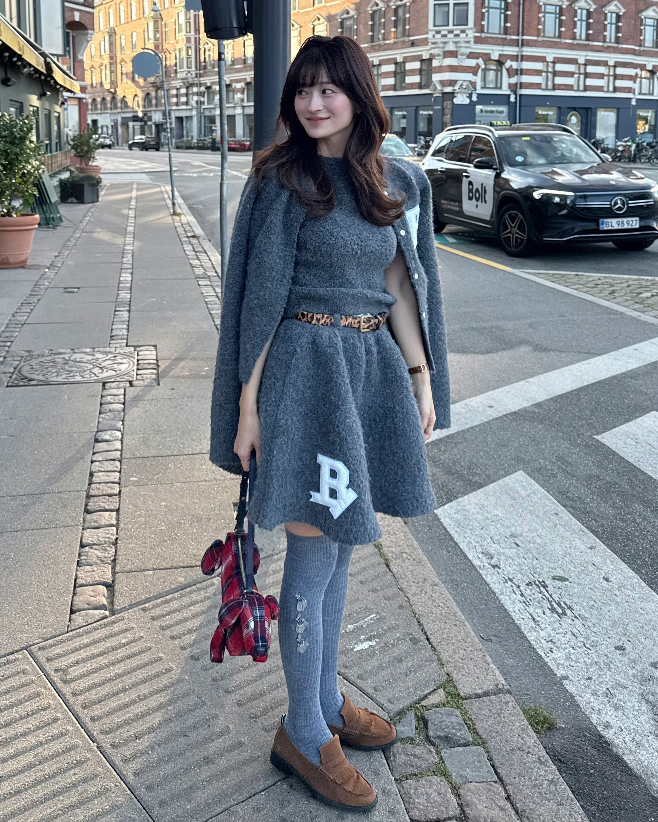 BIBIY. MADE | STELLAR MINI SKIRT GRAY｜Bibiy.