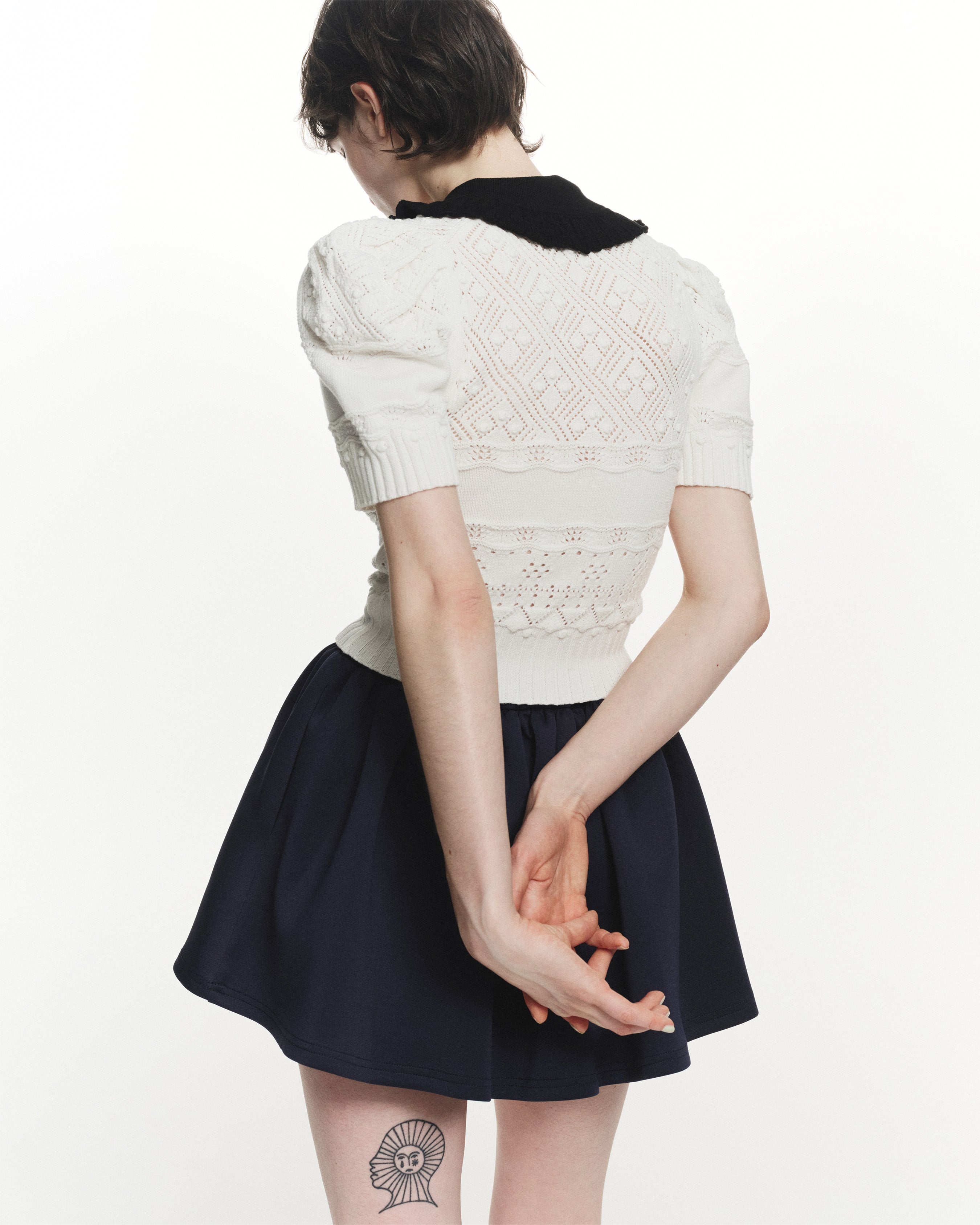 BIBIY. MADE | NELLY MINI SKIRT NAVY｜Bibiy.