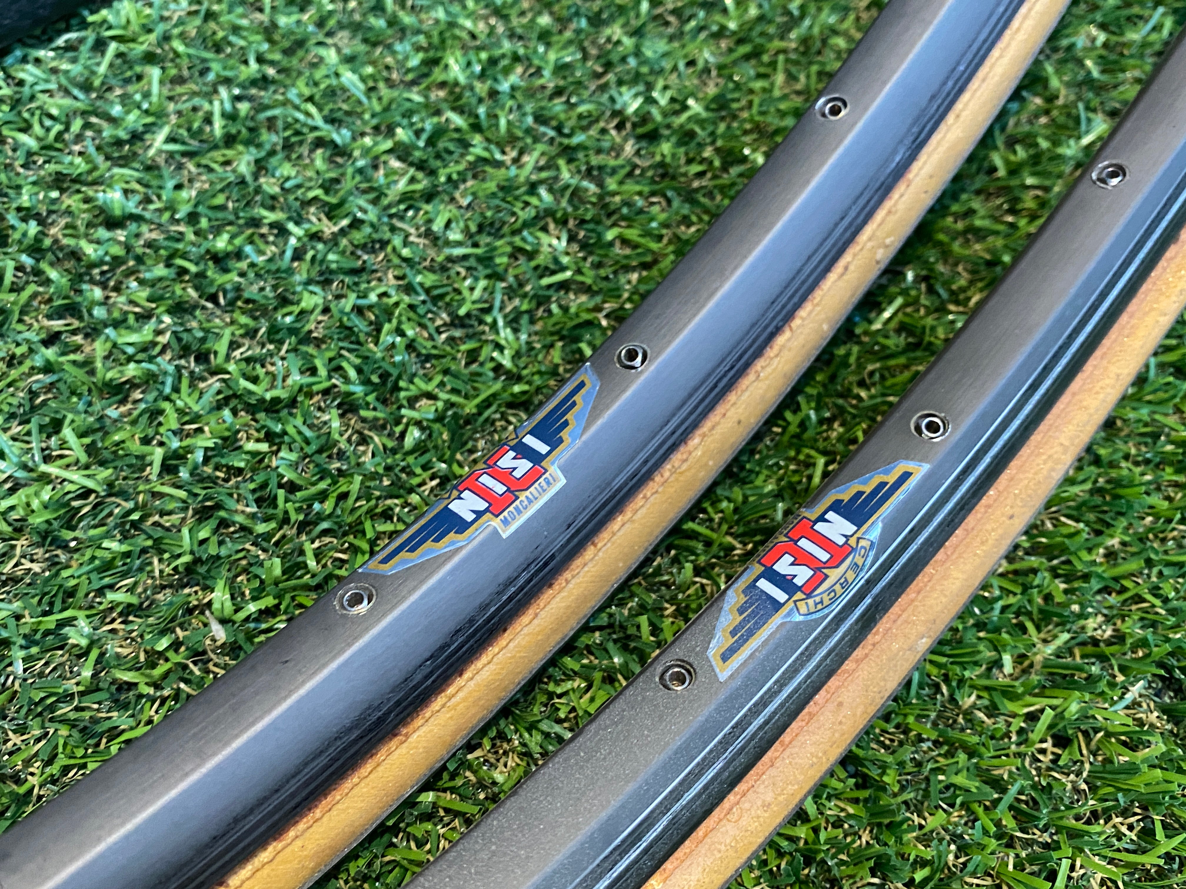 70年代 NISI チューブラーリム 36H 700C イタリア製 ビンテージ あげー