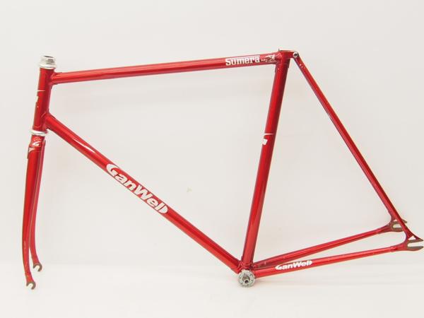 NJS 競輪車gan well ピストフレーム 澤亀浩司プロモデル