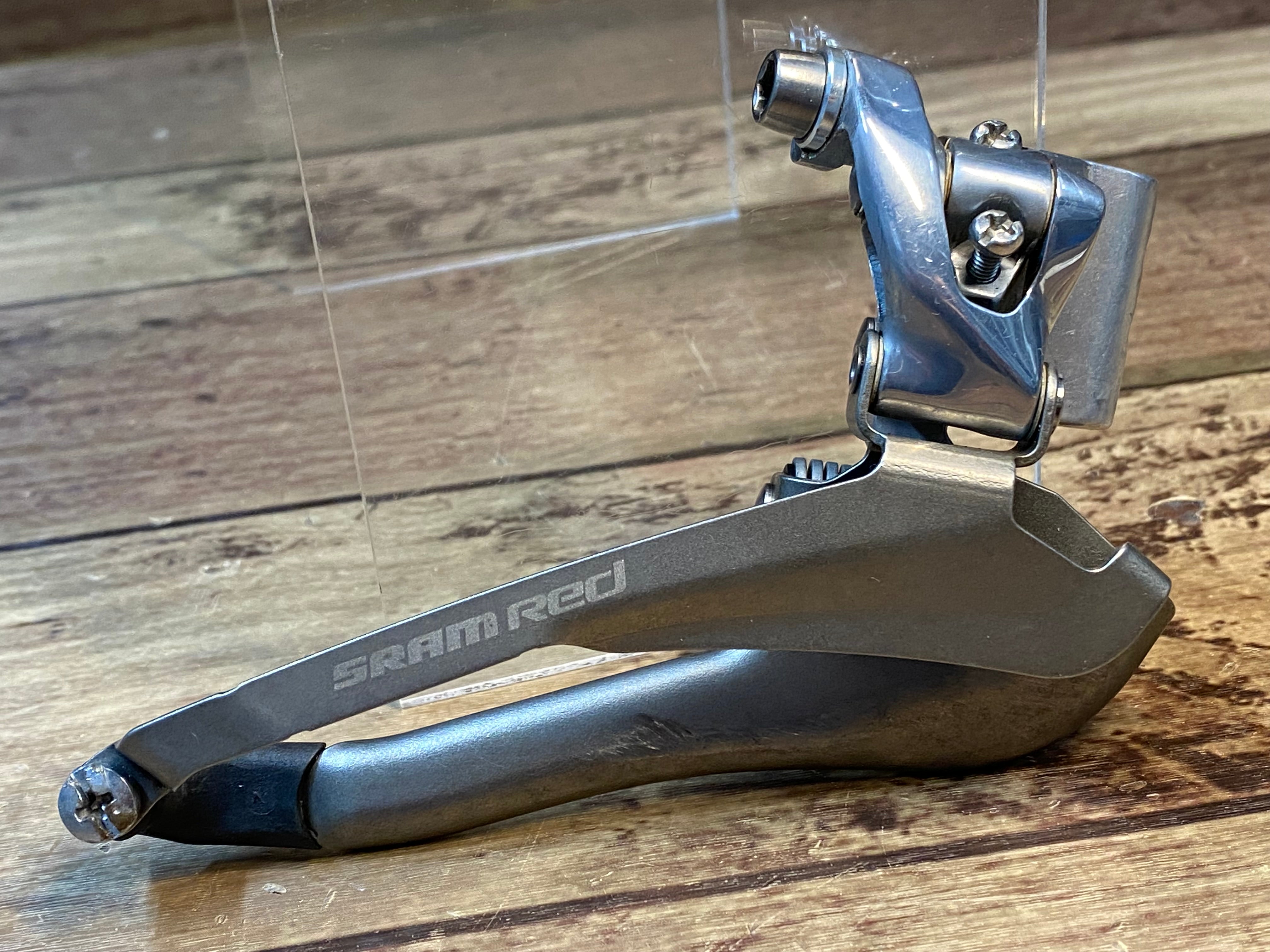 スラム SRAM レッド RED フロントディレイラー 2s 10s用 [ビチアモーレ