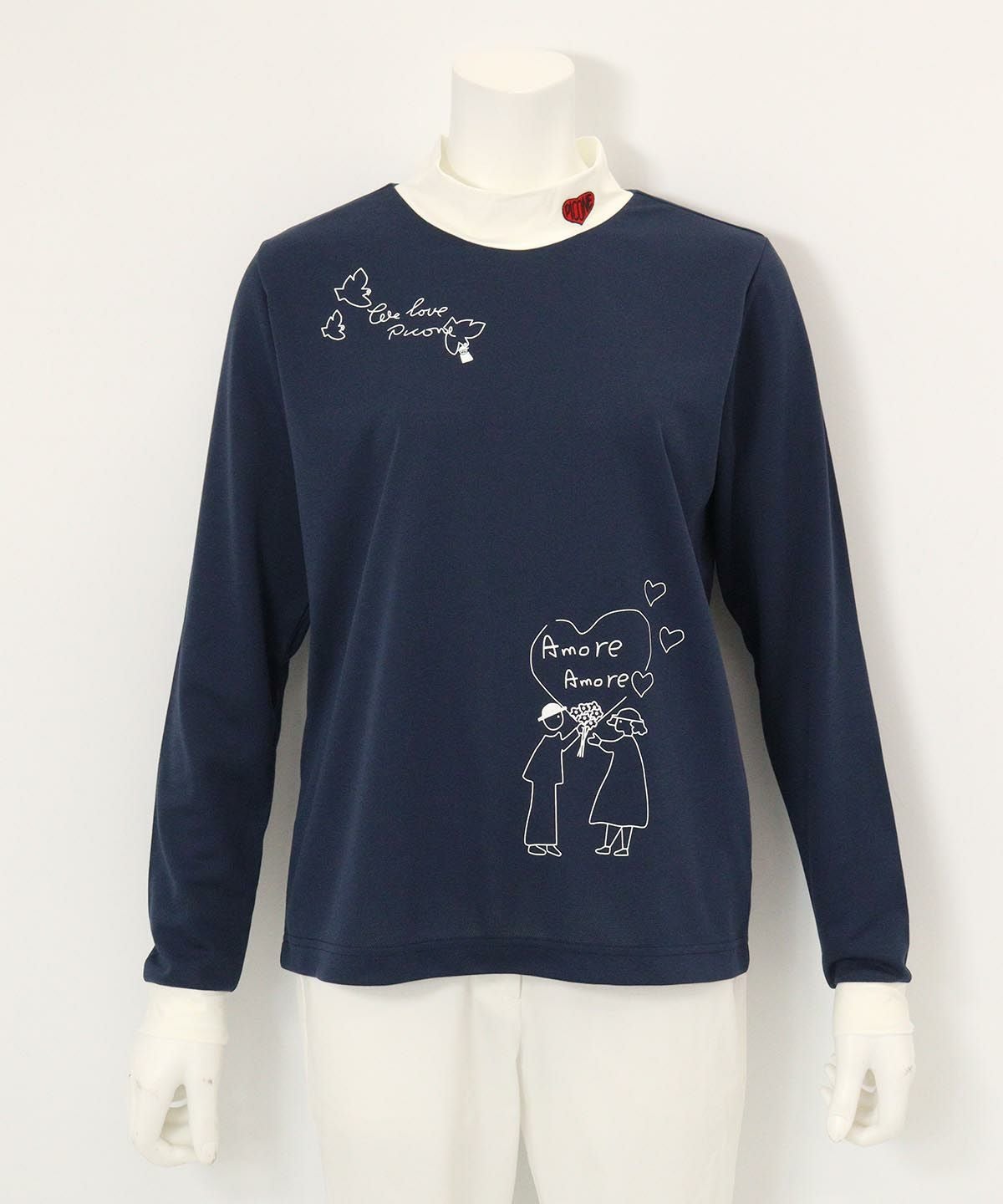 レイヤード風UV速乾プルオーバー|ピッコーネクラブ - ゴルフウェアや