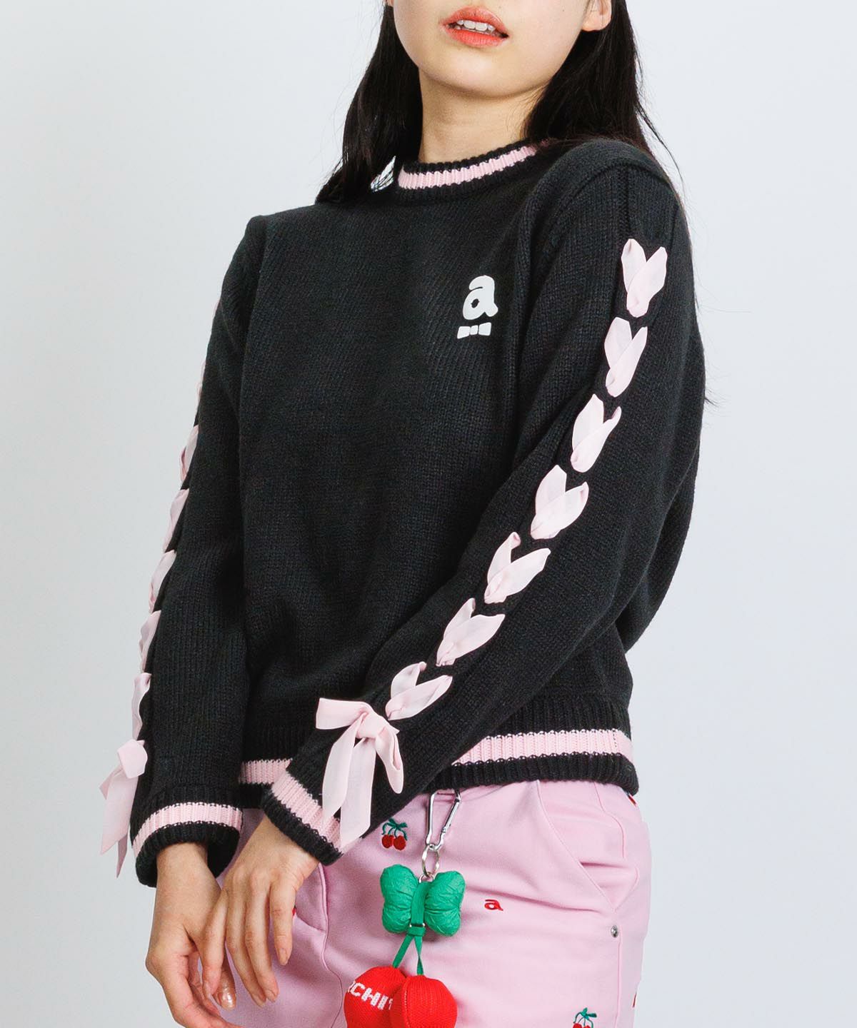 ブレードリボン袖ニット|アルチビオ - ゴルフウェアや婦人服通販