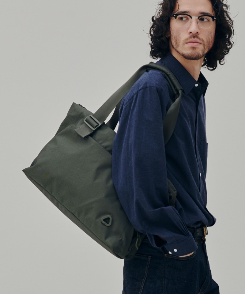 ユーエフ】トートバッグ/オリーブカーキ ポリエステル/メンズ