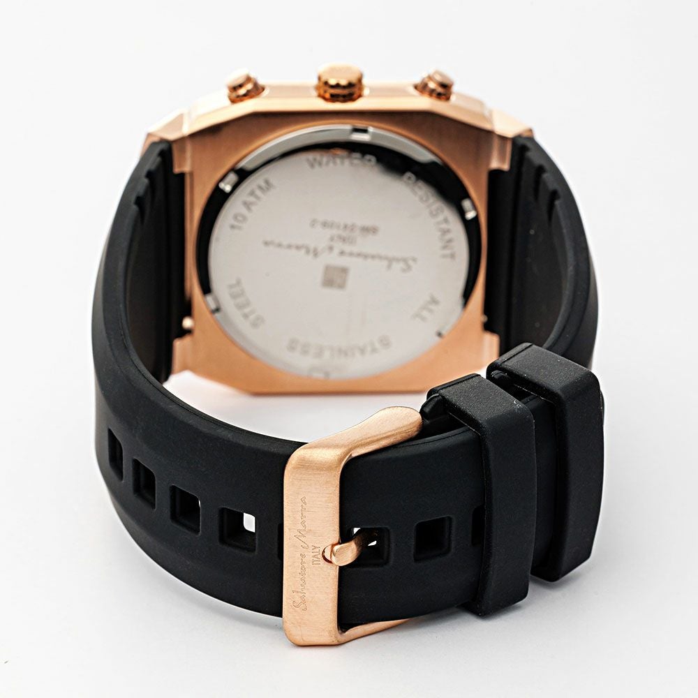 時計 メンズ Salvatore Marra(サルバトーレ マーラ)ラバーベルト