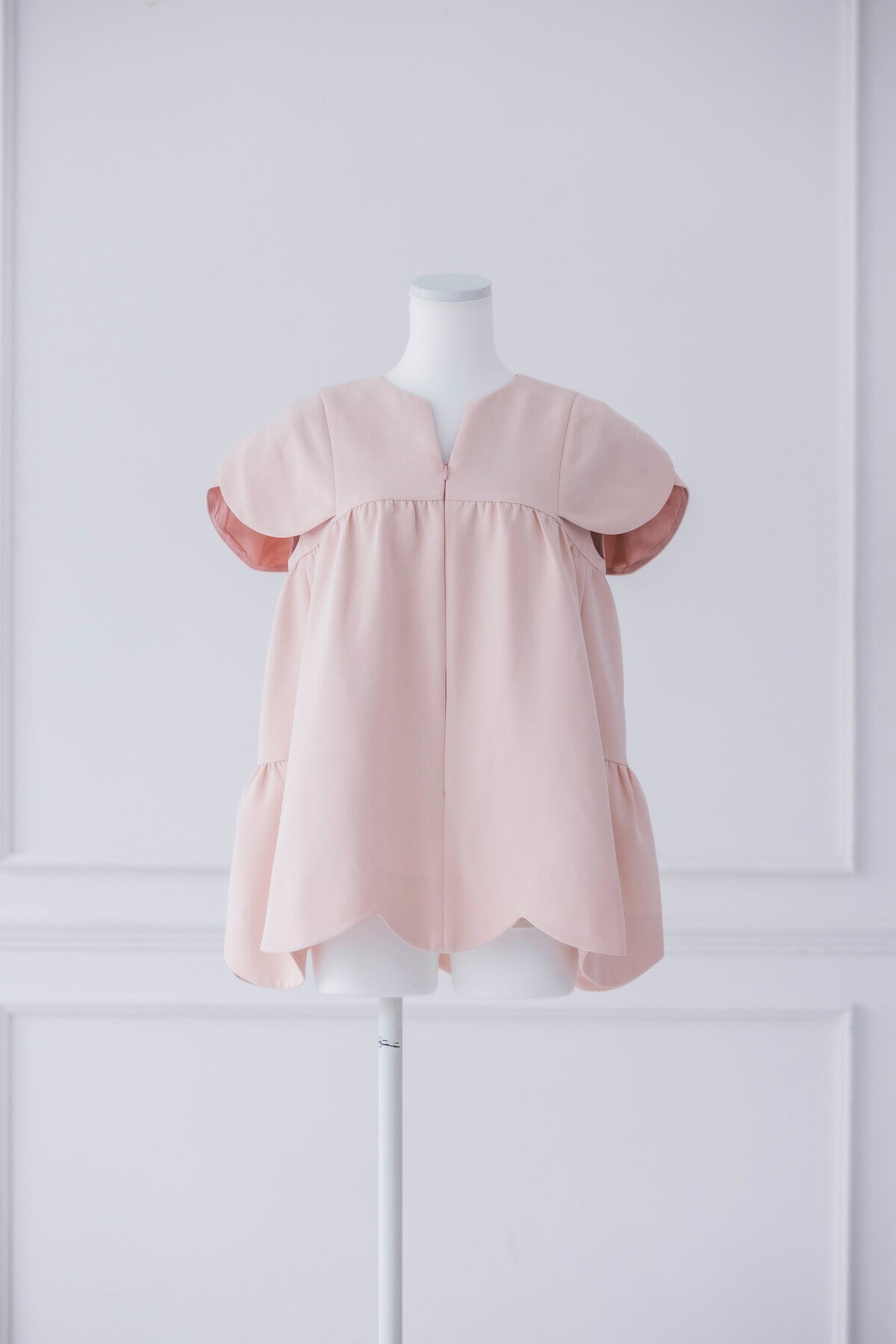 美人トップス ペタルスリーブ（マシュマロピンク）【お上品な授乳服の