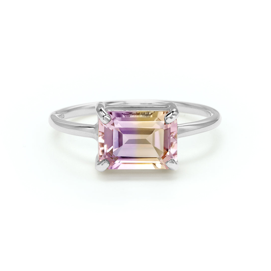 ビズー公式】アメトリン K18(18金) リング セラム | 希少石カラー