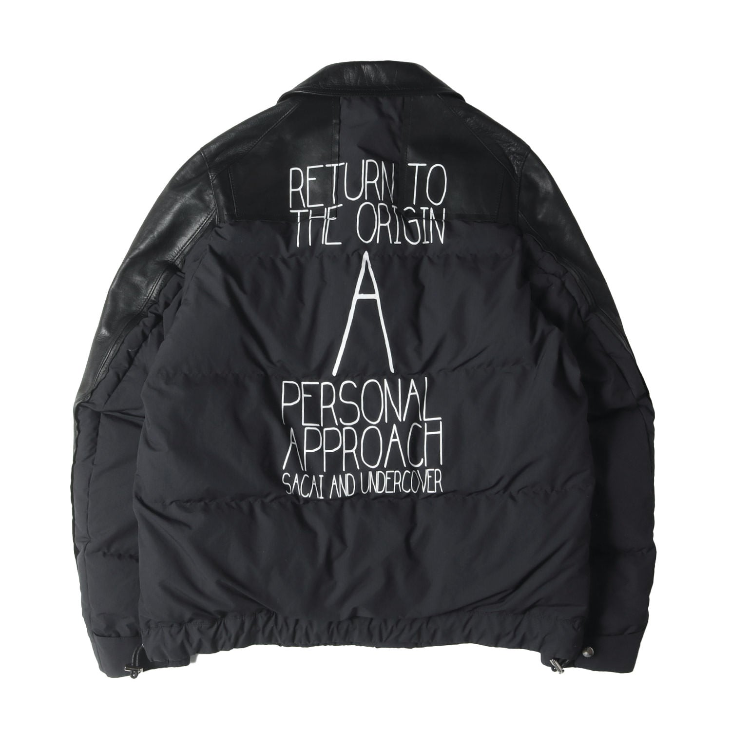 Sacai (サカイ) 20AW 受注限定 ×UNDERCOVER レザー ダブルライダース