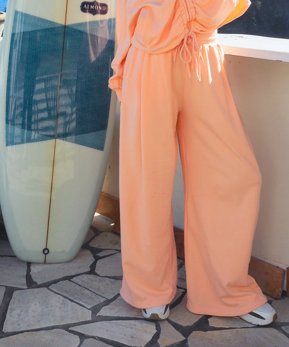 BILLABONG ウィメンズ WIDE LIGHT SWEAT セットアップ ロングパンツ