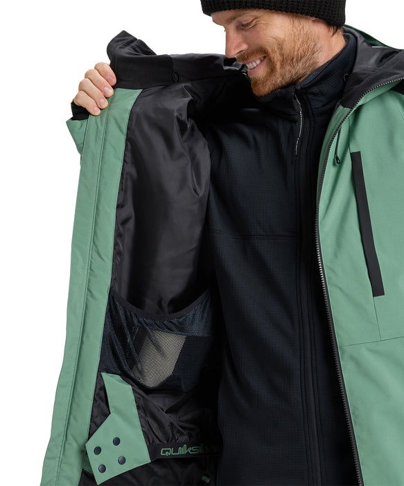 QUIKSILVER メンズ/ユニセックス MISSION BLOCK JK スノージャケット