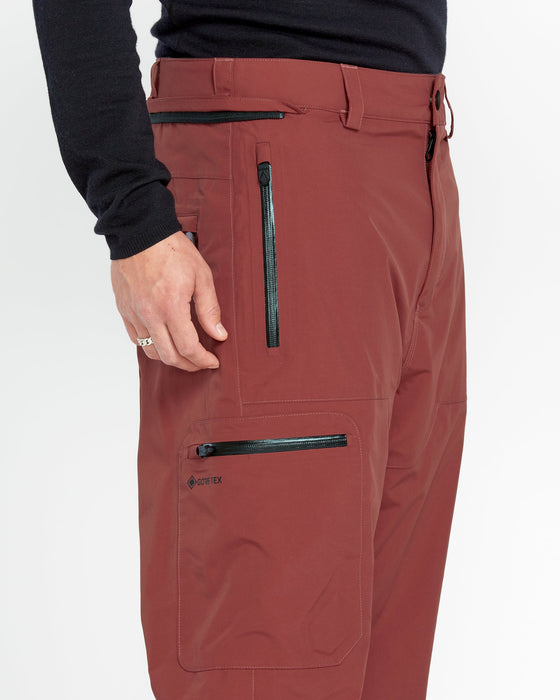 OUTLET】VOLCOM Mens L Gore-Tex Pants - Redwood