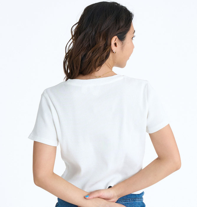 OUTLET】Roxy ROXY×NANAHA RIB S/STEE ウィメンズ 半袖Tシャツ