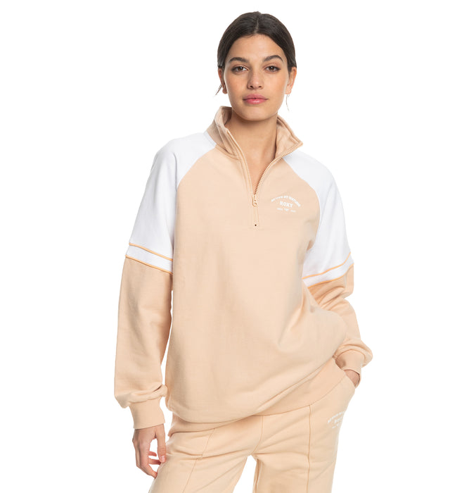 OUTLET】【直営店限定】Roxy ハーフZIPプルオーバー ESSENTIAL ENERGY