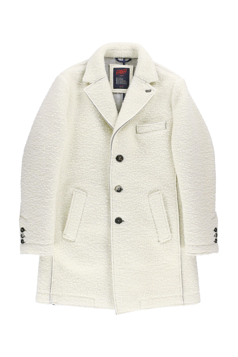 ナッピングボンディングチェスターコート / COL：ROYAL ブルー系 BOB JAPAN