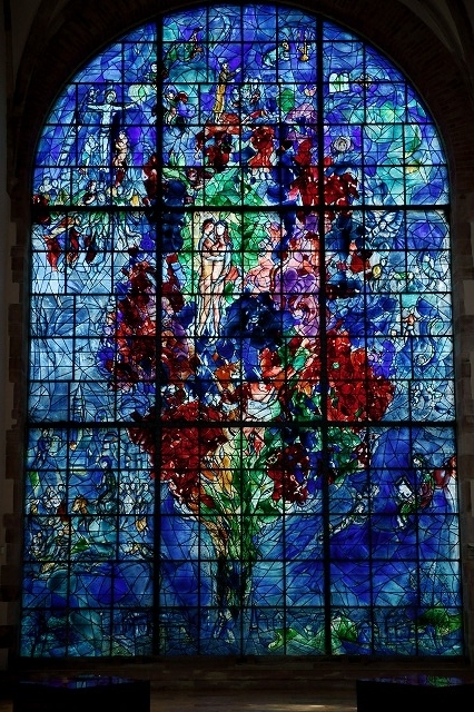 マルク・シャガール 大型 ヴィンテージステンドグラス アメリカ マルク