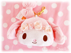 マイメロディ×リズリサコラボ パスケース＆ぬいぐるみ - ＊めろめろ