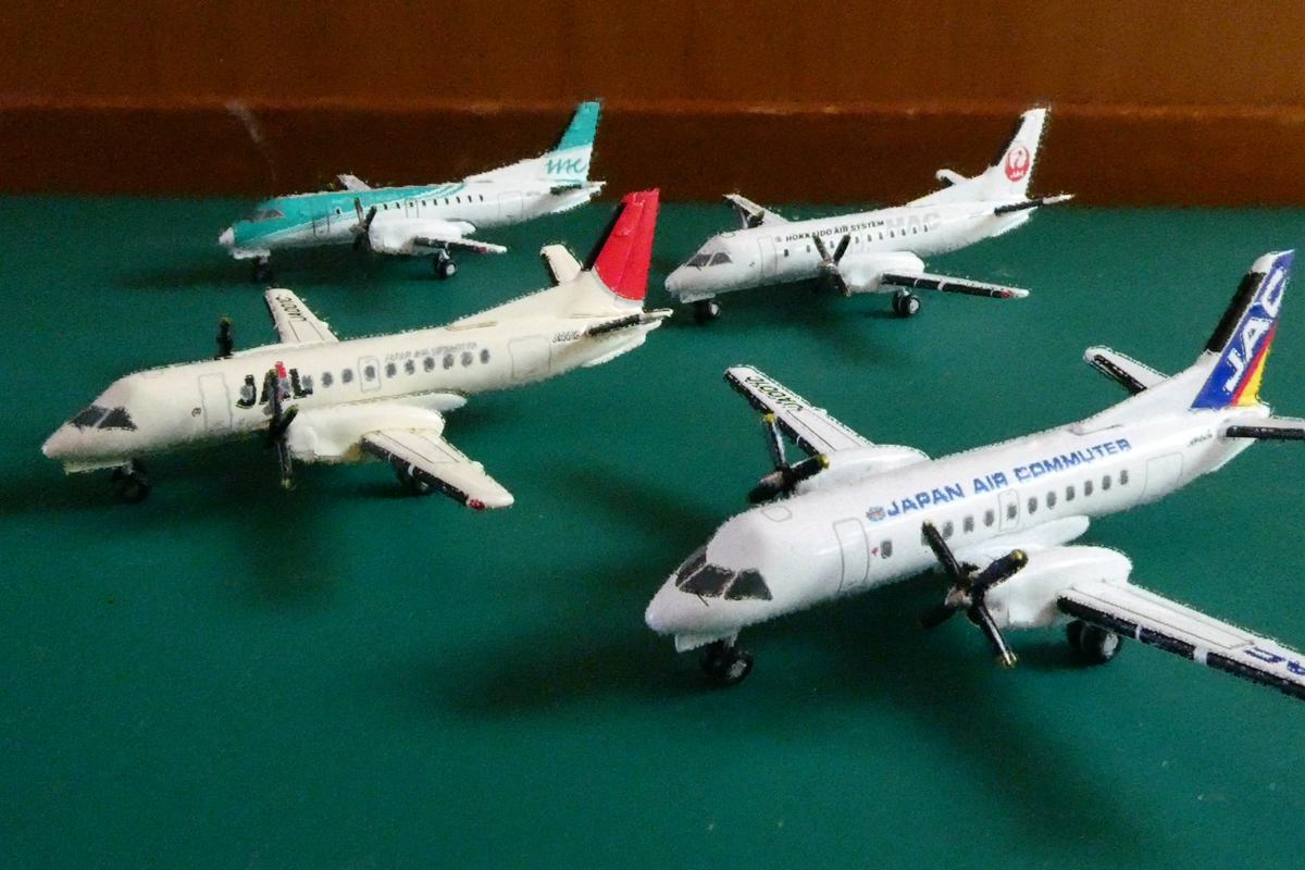 JAL 日本エアコミューター 340B 1/80 JALUX 340B 模型 JAL 日本エア