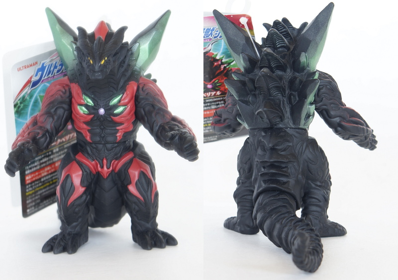 ☆幻レア☆ダークザギ指人形＆絵馬付ストラップ ウルトラ怪獣ソフビ